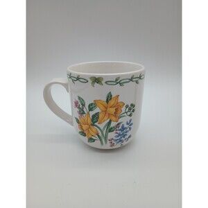 THOMSON POTTERY FLORAL GARDEN CHINA CUP MUG DAFFODIL REPLACEMENT DISCONTINUED